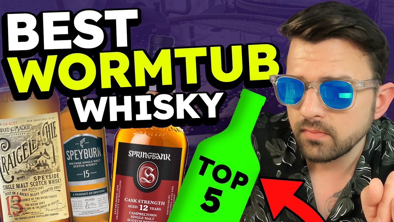 TOP 5 Wormtub Whiskies - What makes Scotch MEATY and What is a Wormtub?